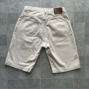 Vintage Calvin Klein High waisted white denim shorts size 8
